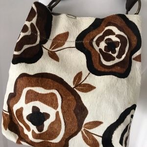 MAURIZIO TAIUTI PONY HAIR TOTE/HANDBAG - ITALY